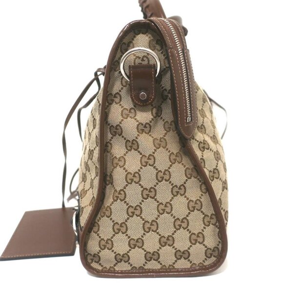 Gucci x Balenciaga The Hacker Project Neo Classic City Bag GG Canvas & Leather - Picture 6 of 15